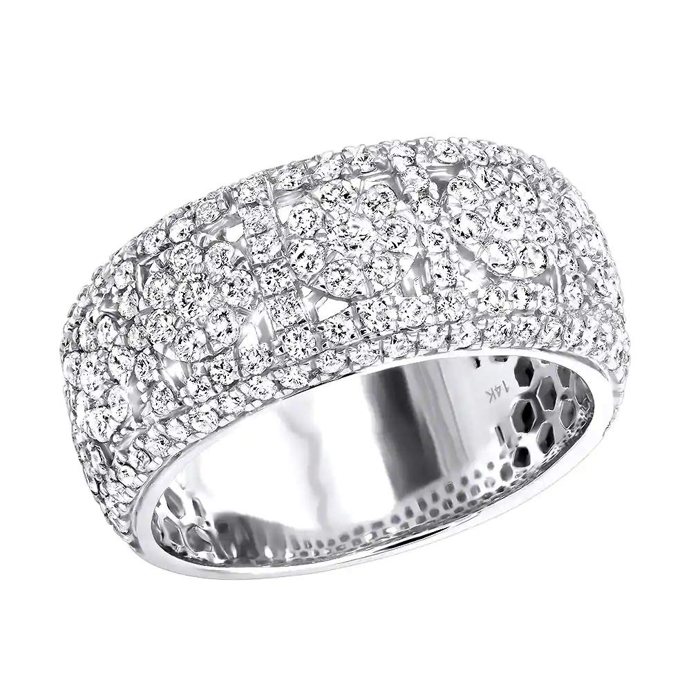 2 Carat Moissanite Men's Wedding Band Ring - 14K Gold Unique Diamond Alternative for Men (2-2.5 Ct) - Perfect for Engagement, Anniversary & Special Occasions