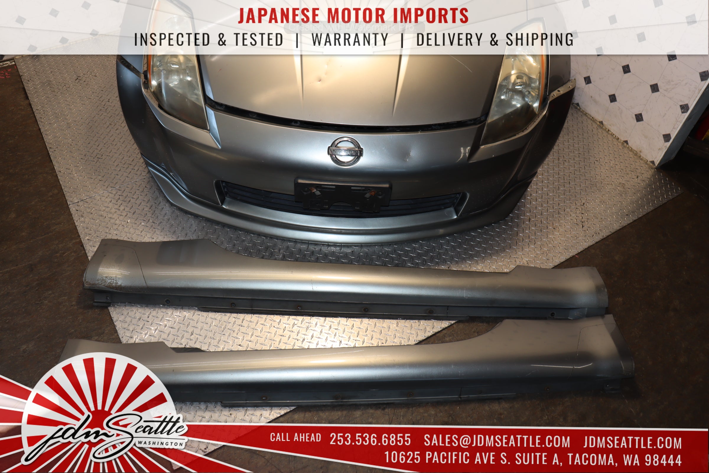 JDM 03-05 Nissan 350Z Z33 Front End Conversion Nose Cut Clip - Upgrade Your Nissan 350Z Front Bumper for a Sleek JDM Look | Perfect for Car Enthusiasts & Custom Builds