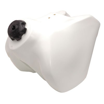Clarke 3.8 Gallon White Fuel Tank for Honda XR400R 1998-2004 - Dirt Bike Replacement Part for Off-Road Riding & Trail Adventures