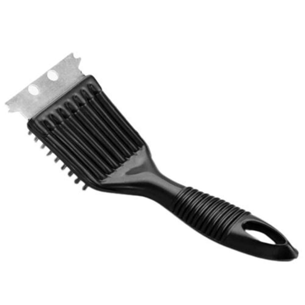 Stainless Steel Grill Brush for BBQ Cleaning - Heavy Duty Scrubber with Ergonomic Handle - Perfect for Outdoor Grilling, Camping, and Backyard Cookouts