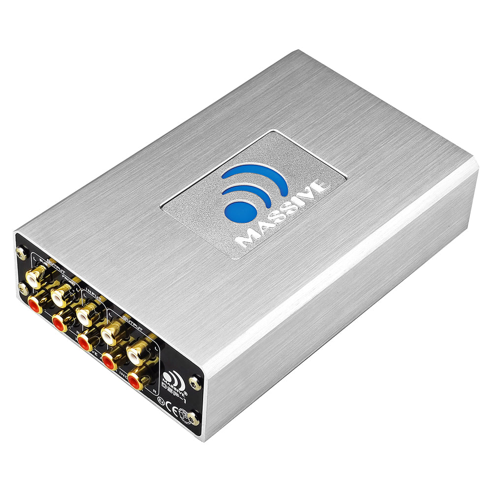 DSP 1 Digital Signal Processor with Built-In 4 Channel Amplifier - Perfect for Car Audio Systems & Home Theater Setups