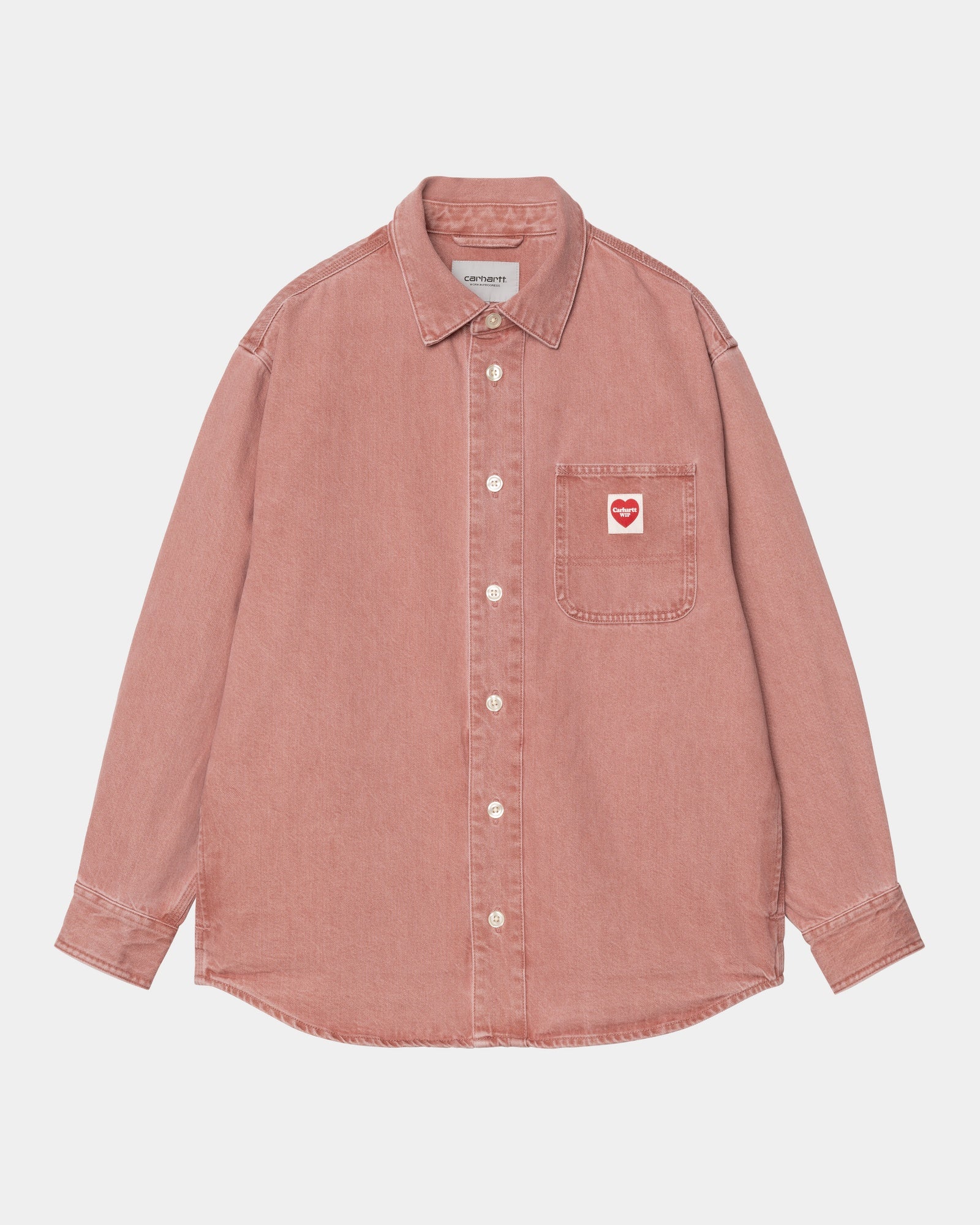 Nash Shirt for Men | Sulfur Red Enzyme Bleach Washed Vintage Cotton Tee - Casual Wear, Street Style, Everyday Outfit