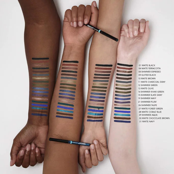 Waterproof 12HR Retractable Eyeliner Pencil - Long Lasting Smudge Proof Eye Liner for Sensitive Eyes | Perfect for Daily Makeup, Party Looks & Professional Use - Sephora Collection