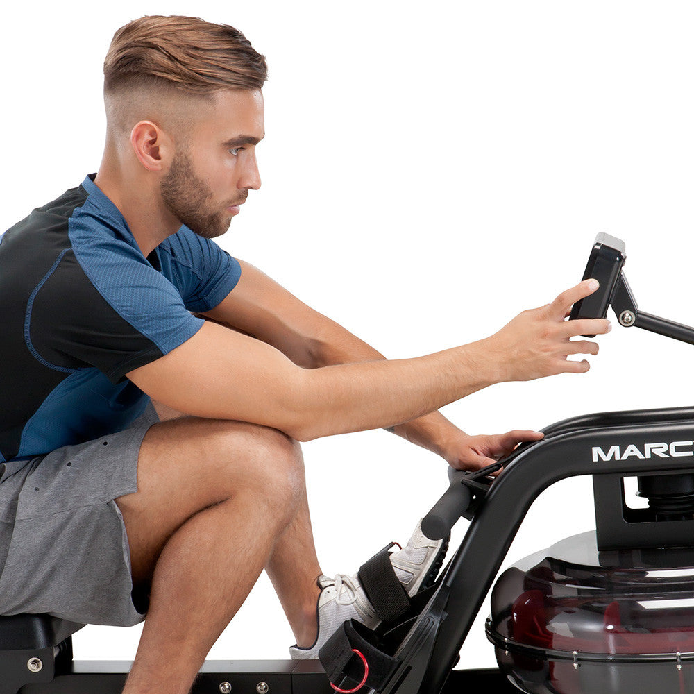 Marcy NS-6070RW Water Rower Machine - Premium Home Fitness Equipment for Full-Body Workout | Perfect for Home Gym, Cardio Training & Low-Impact Exercise
