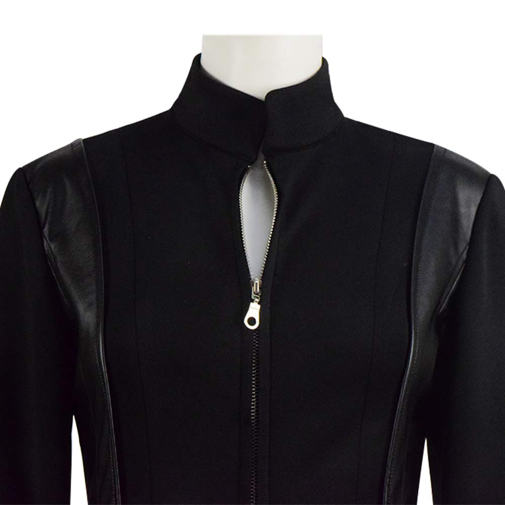 RongJun Women's Black Agent Soldier Costume - Halloween Widow Cosplay Deluxe Uniform Full Set Outfits for Cosplay, Halloween Parties & Themed Events