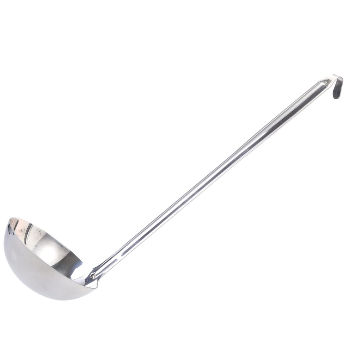 Premium Stainless Steel Soup Ladle with Long Handle - Durable Kitchen Utensil for Serving Soups, Stews, and Sauces - Perfect for Home Cooking, Restaurants, and Catering Events