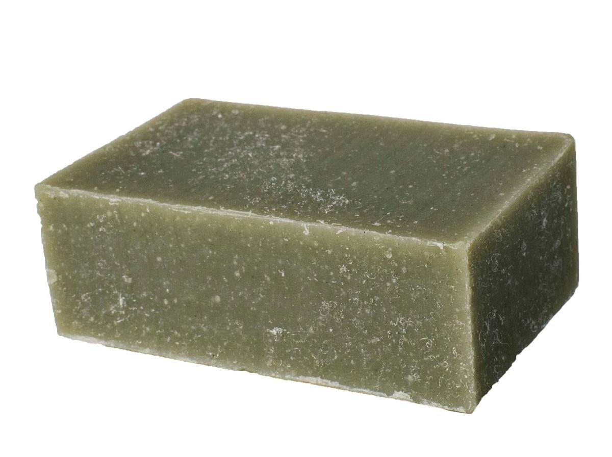 LIVING LIBATIONS Organic Clarifying Green Clay Soap Bar - Natural, Wildcrafted, Vegan Clean Beauty (4.23 oz | 120g) for Acne-Prone & Oily Skin - Gentle Face & Body Cleanser for Daily Skincare Routine