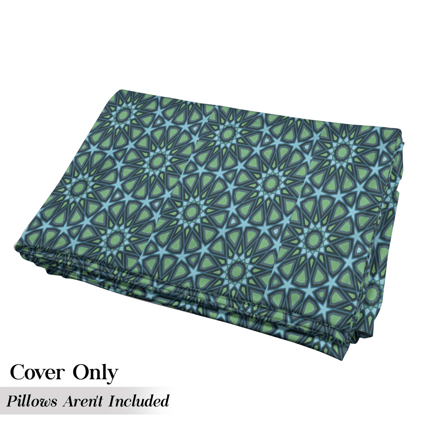Ambesonne Lattice Floor Pillow Lounger Cover - Moroccan Intricate Pattern Oriental Design, 88