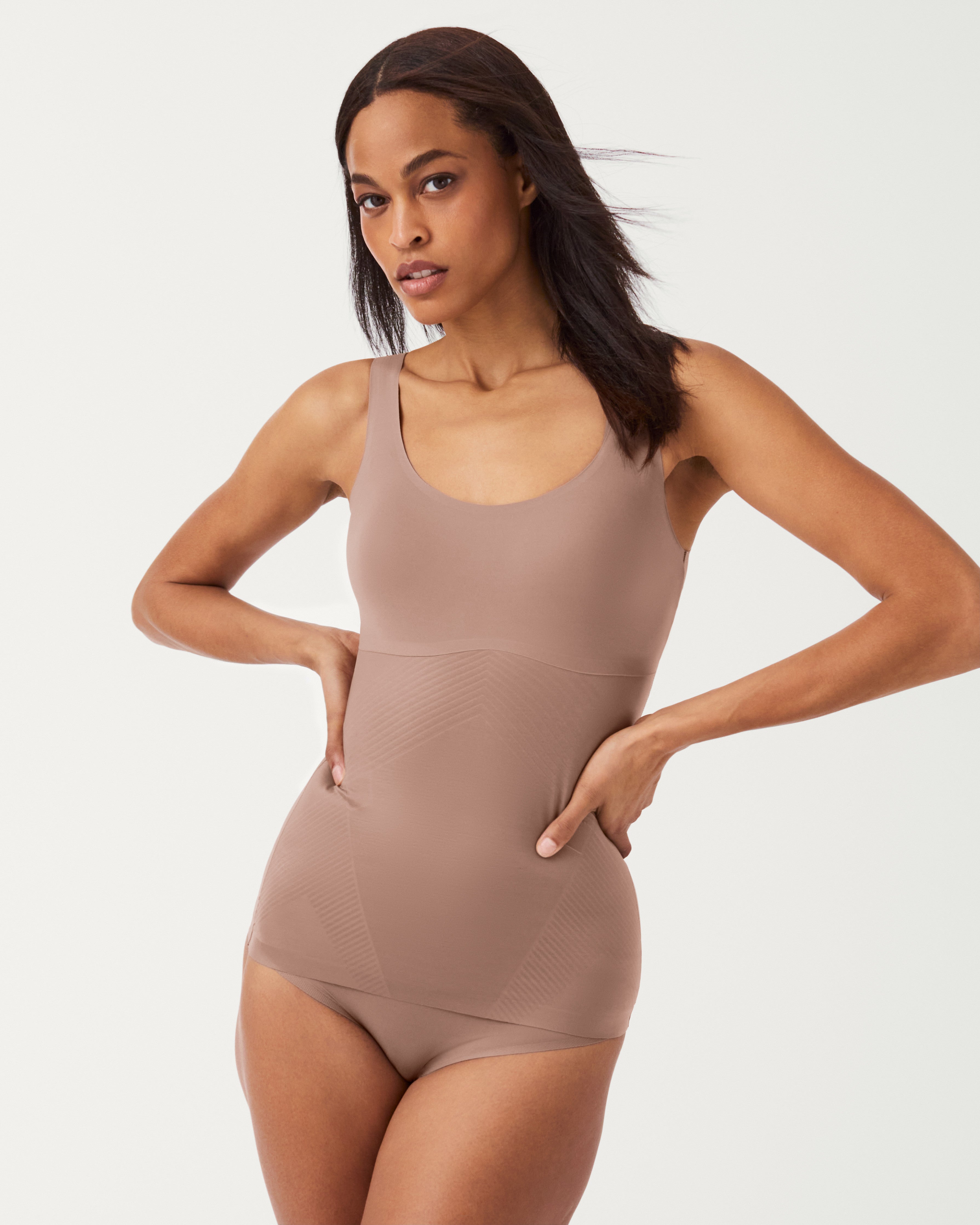 SPANX Shapewear Invisible Tank Top for Women - Seamless Slimming Camisole for Everyday Wear & Layering