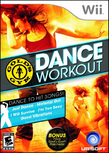 Gold's Gym Dance Workout for Nintendo Wii - Fun Home Fitness Game for Weight Loss & Cardio Exercise | Perfect for Family Workouts & Dance Parties