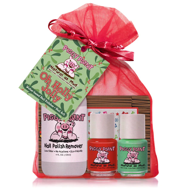 Oh Holly Jolly Christmas Gift Set - Festive Holiday Present Box for Family & Friends | Perfect for Secret Santa, Office Parties & Stocking Stuffers