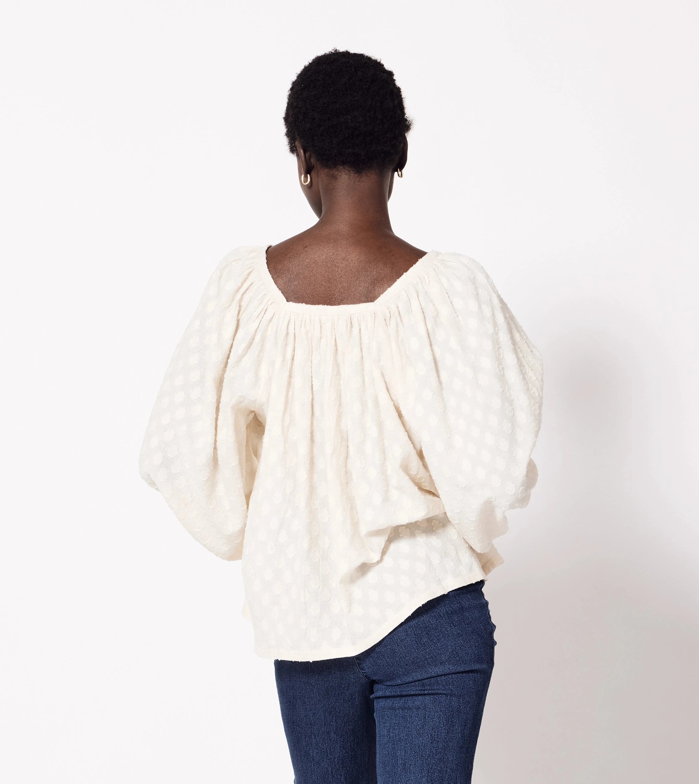 Elegant Ciara Blouse in Champagne Color - Perfect for Office Wear, Parties & Special Occasions