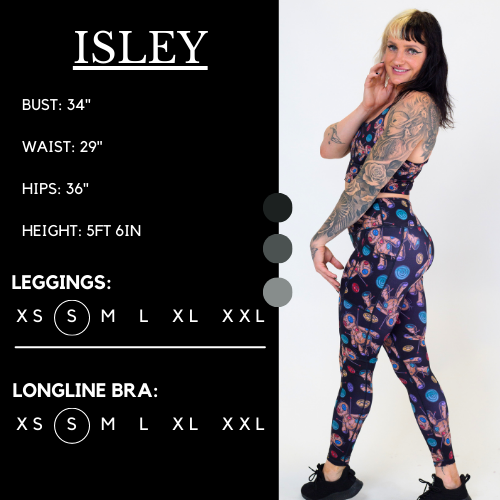 Voodoo Doll Print Leggings for Women - Stylish Black Yoga Pants for Workout, Halloween Costume & Gothic Fashion