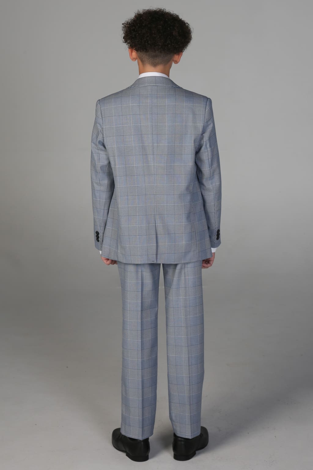 Stylish Boys' Sky Blue Three-Piece Suit | Formal Wear for Weddings, School Events & Special Occasions