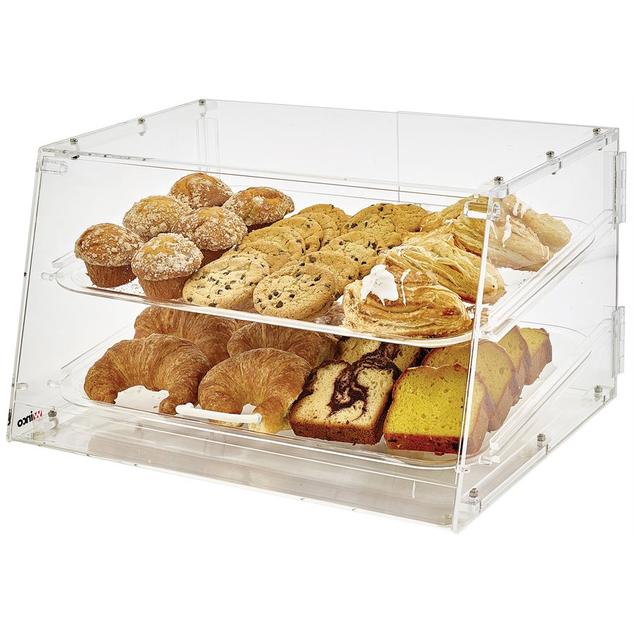 Winco 2-Tier Bakery Display Case - 21