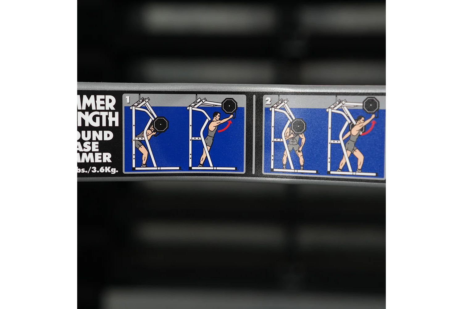 Hammer Strength Ground Base Jammer - Heavy Duty Gym Equipment for Functional Training & Strength Workouts | Perfect for CrossFit, Home Gyms & Commercial Fitness Centers