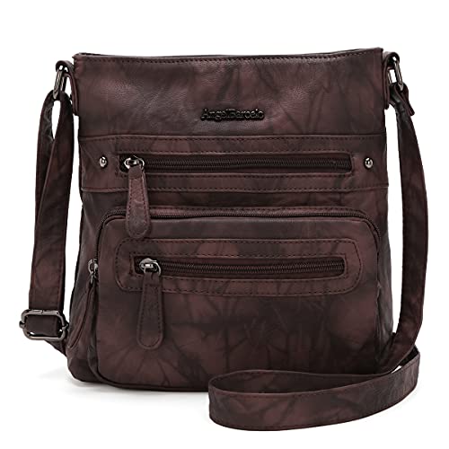 Angel Barcelo Women's Crossbody Bag - Ultra Soft Leather Crossover Purse & Shoulder Bag for Girls | Perfect for Work, Travel & Everyday Use