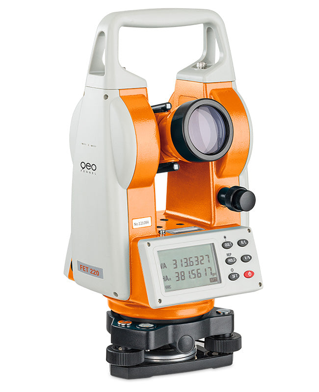 Geo FENNEL FET 220 Digital Theodolite - High Precision Surveying Instrument for Construction, Land Surveying & Engineering Projects