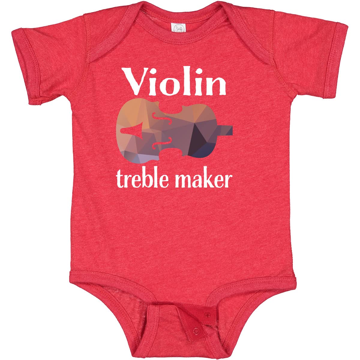 Inktastic Funny Violinist Music Gift Baby Bodysuit - Cute Violin Treble Maker Outfit for Musicians & Music Lovers - Perfect for Concerts, Gifts & Music-Themed Events
