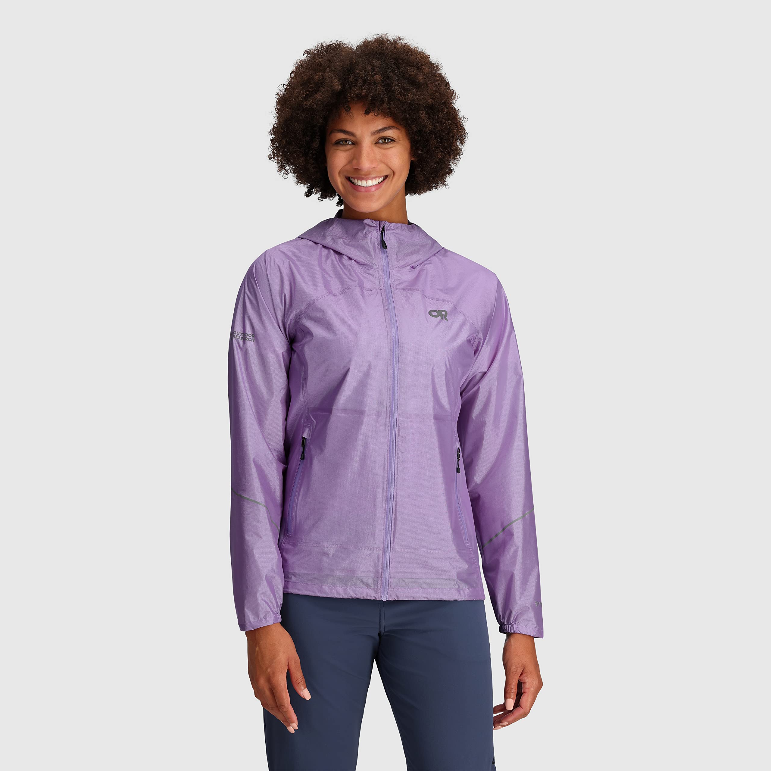 Outdoor Research Women's Helium Rain Jacket - Lightweight Waterproof Windbreaker for Hiking, Camping & Outdoor Adventures