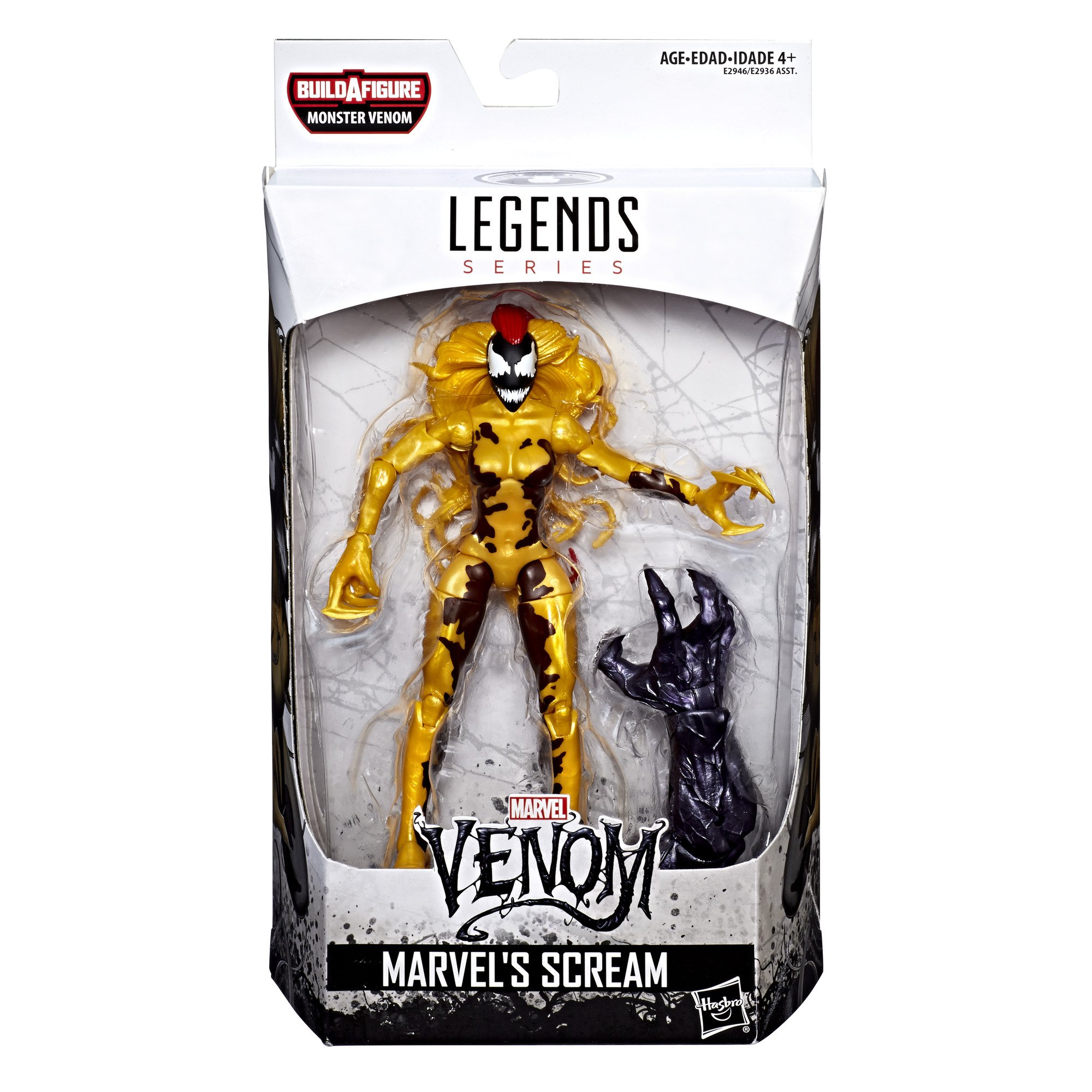 Marvel Legends Series 6-inch Scream Action Figure - Collectible Marvel Superhero Toy for Display & Play | Perfect for Marvel Fans, Collectors & Gift Giving