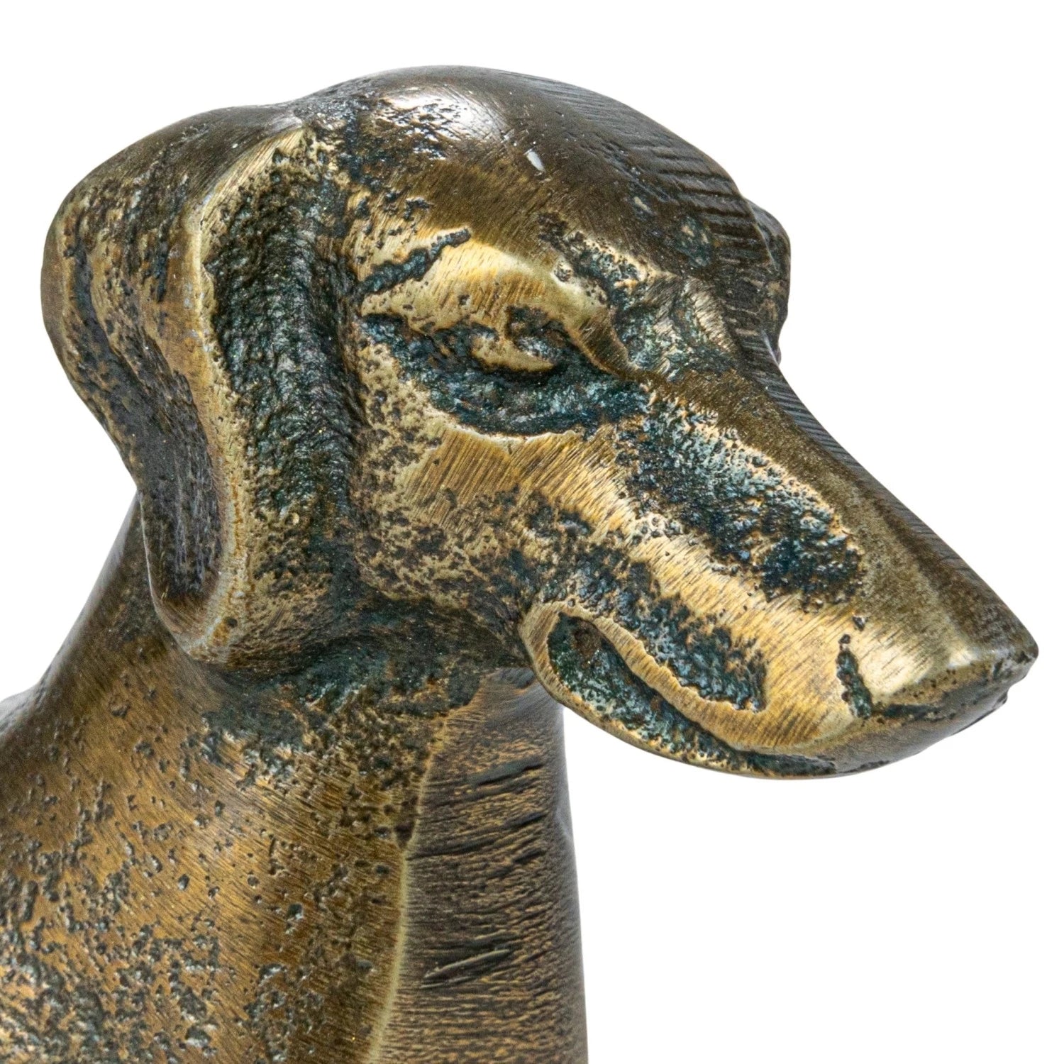Cast Aluminum Dachshund Statue - Handmade Garden Decor for Outdoor & Indoor Use - Perfect for Patio, Lawn, Home Decor, and Gift Ideas