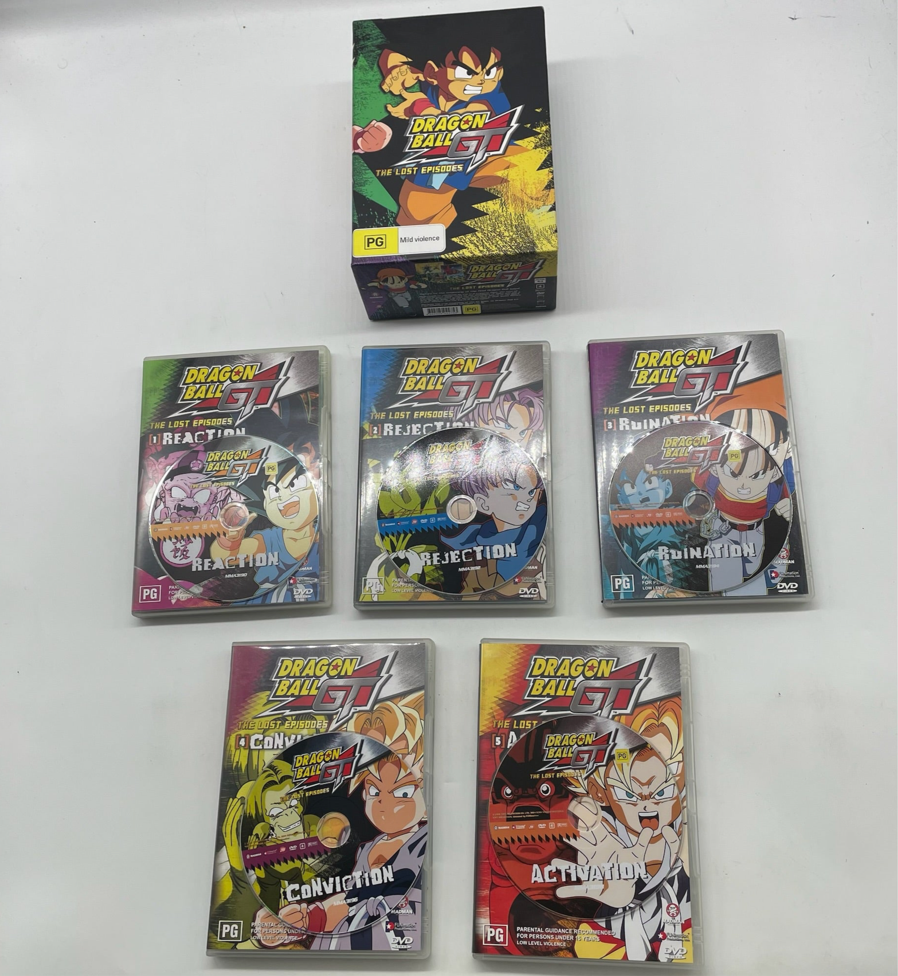 Dragon Ball GT The Lost Episodes Complete DVD Box Set | Anime Collection | Perfect for Fans & Collectors | Great for Home Entertainment & Gift Giving