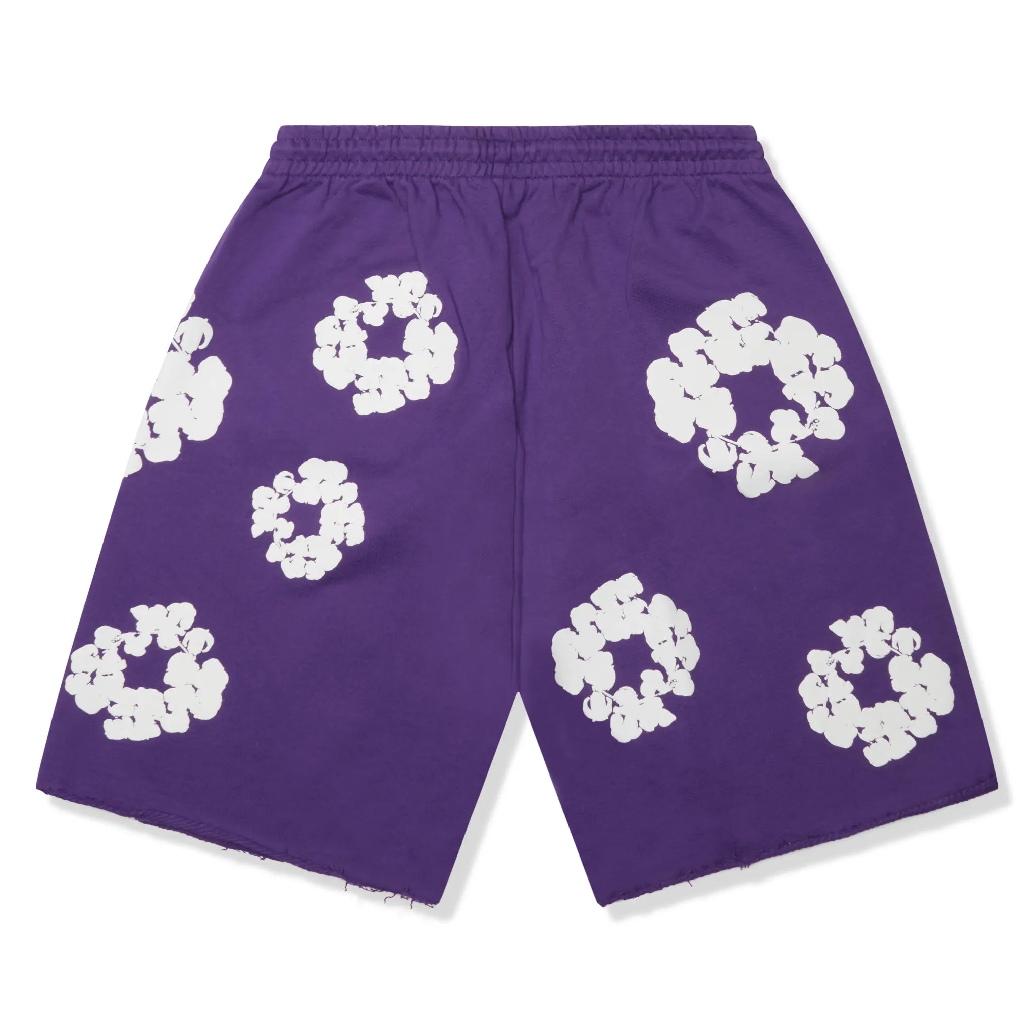 Denim Tears Cotton Wreath Purple Denim Shorts for Men - Trendy Streetwear & Casual Summer Outfits | Perfect for Music Festivals, Beach Trips, and Everyday Wear
