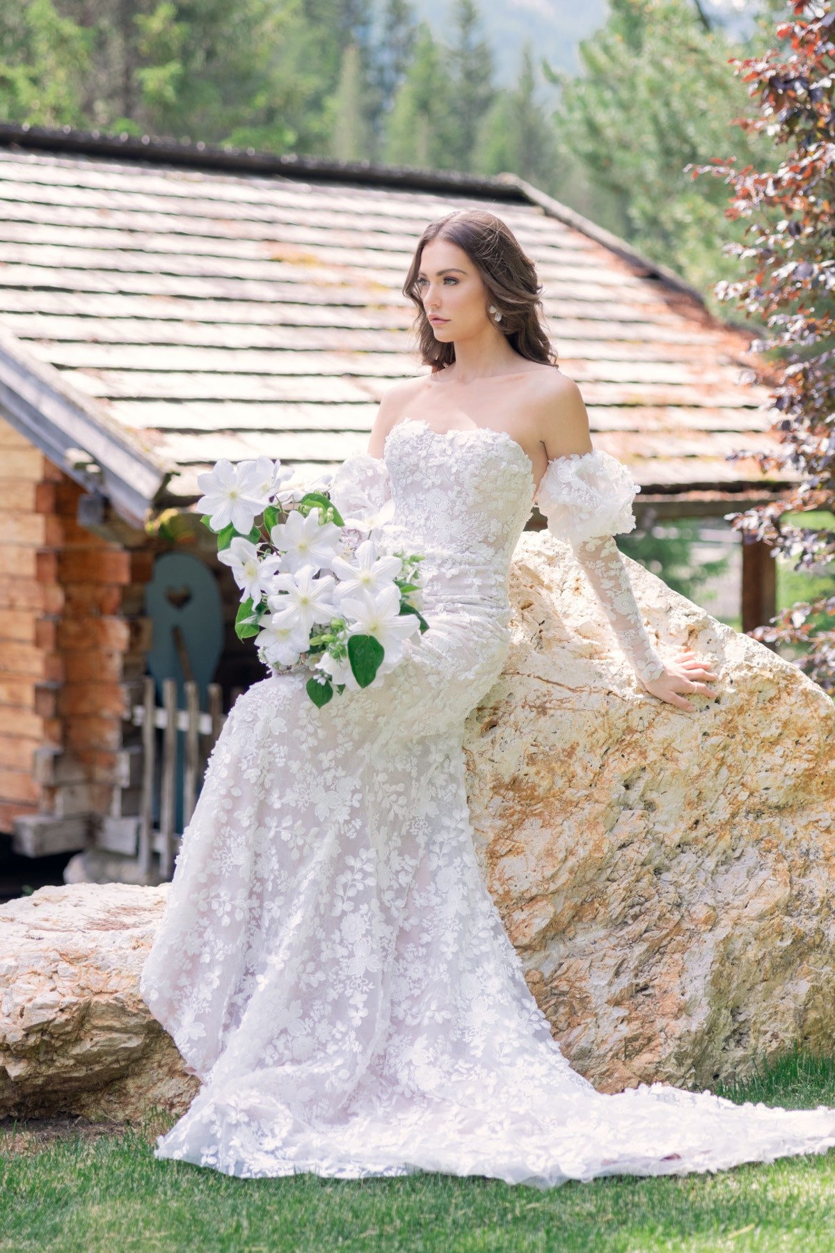 Willowby by Watters Cecilia Wedding Gown - Elegant Lace Bridal Dress for Romantic Ceremonies & Beach Weddings