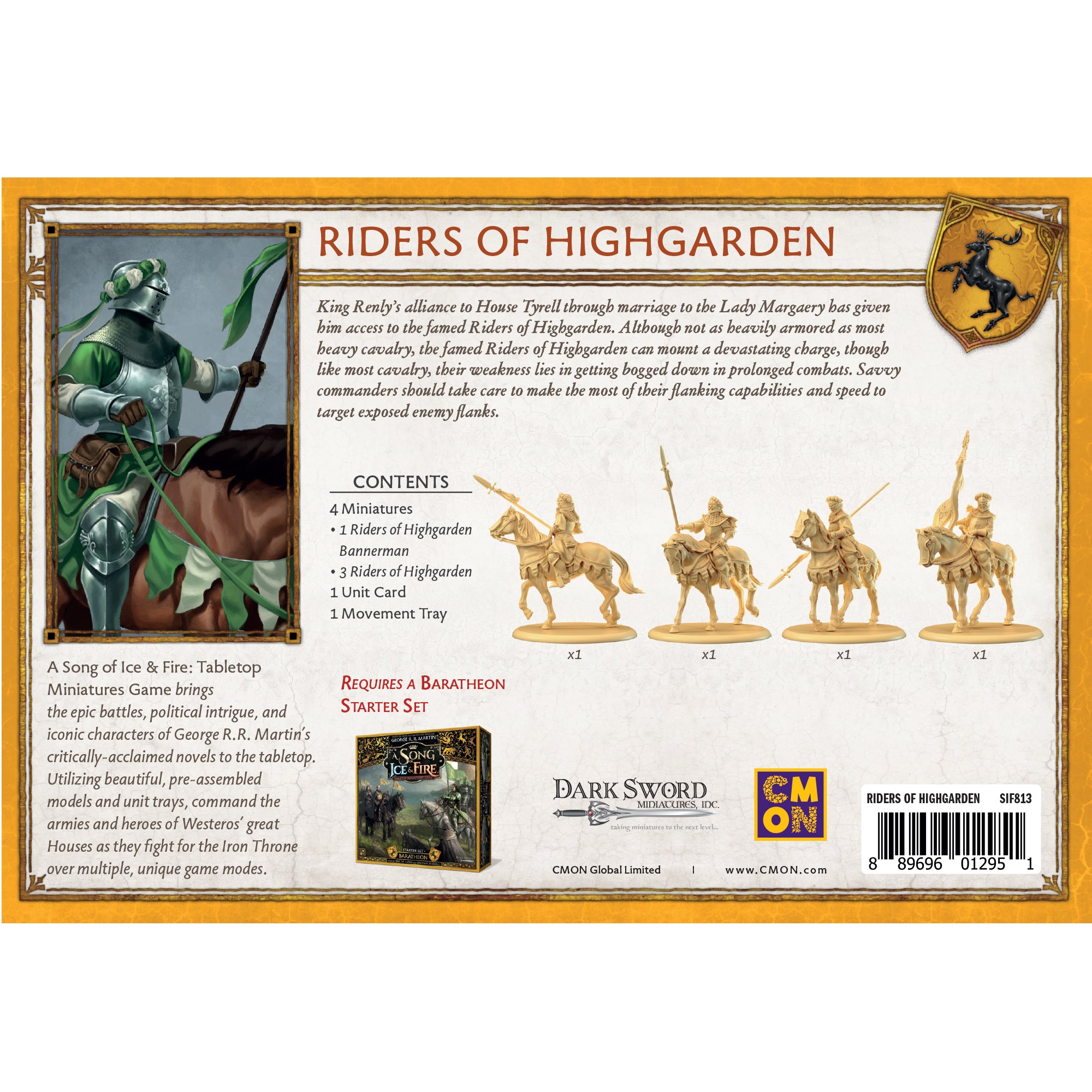 SIF: Riders of Highgarden - Fantasy Board Game for Adults & Teens - Epic Strategy Adventure Game for Game Nights & Family Gatherings