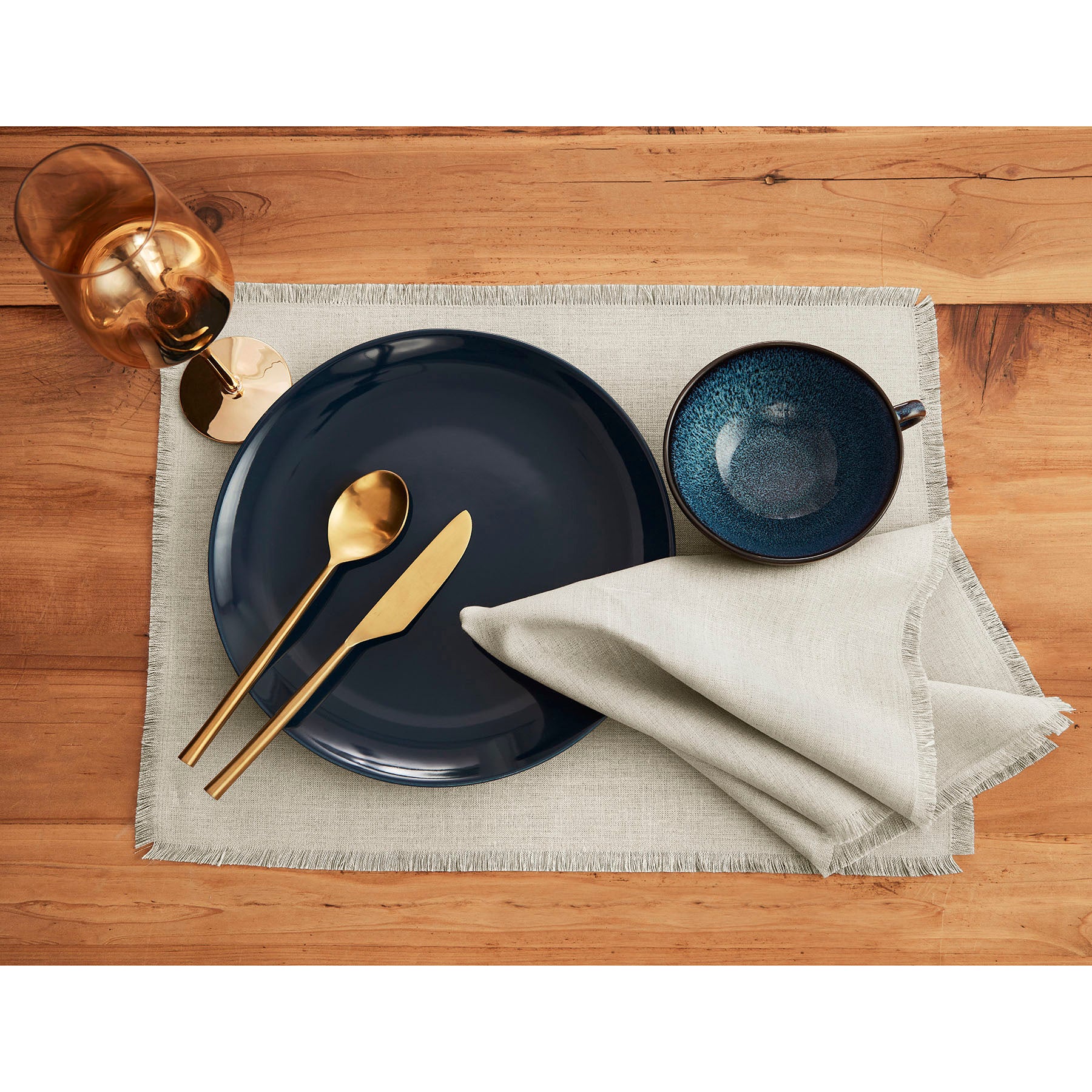 Stylish Fringe Placemats Set of 4 - Boho Chic Table Decor for Dining Room, Kitchen, or Outdoor Entertaining