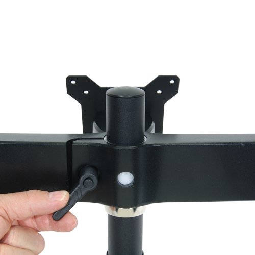 Amer Networks AMR3C Triple Monitor Stand - Heavy Duty Desk Clamp Mount for 13-32 Inch Screens | Perfect for Home Office, Gaming & Workstation Setups