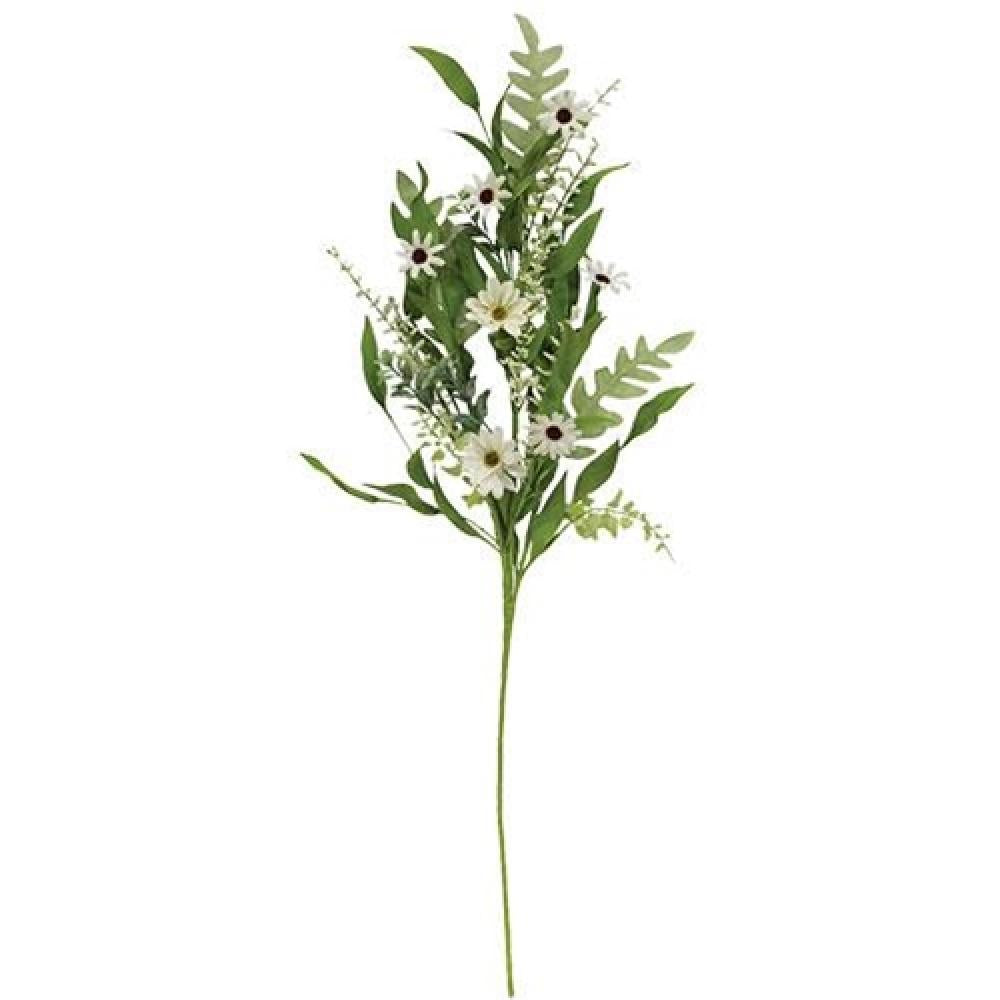Cape Daisy Astilbe & Herb Spray - Natural Floral Bouquet for Home Decor, Wedding Centerpieces & Aromatherapy