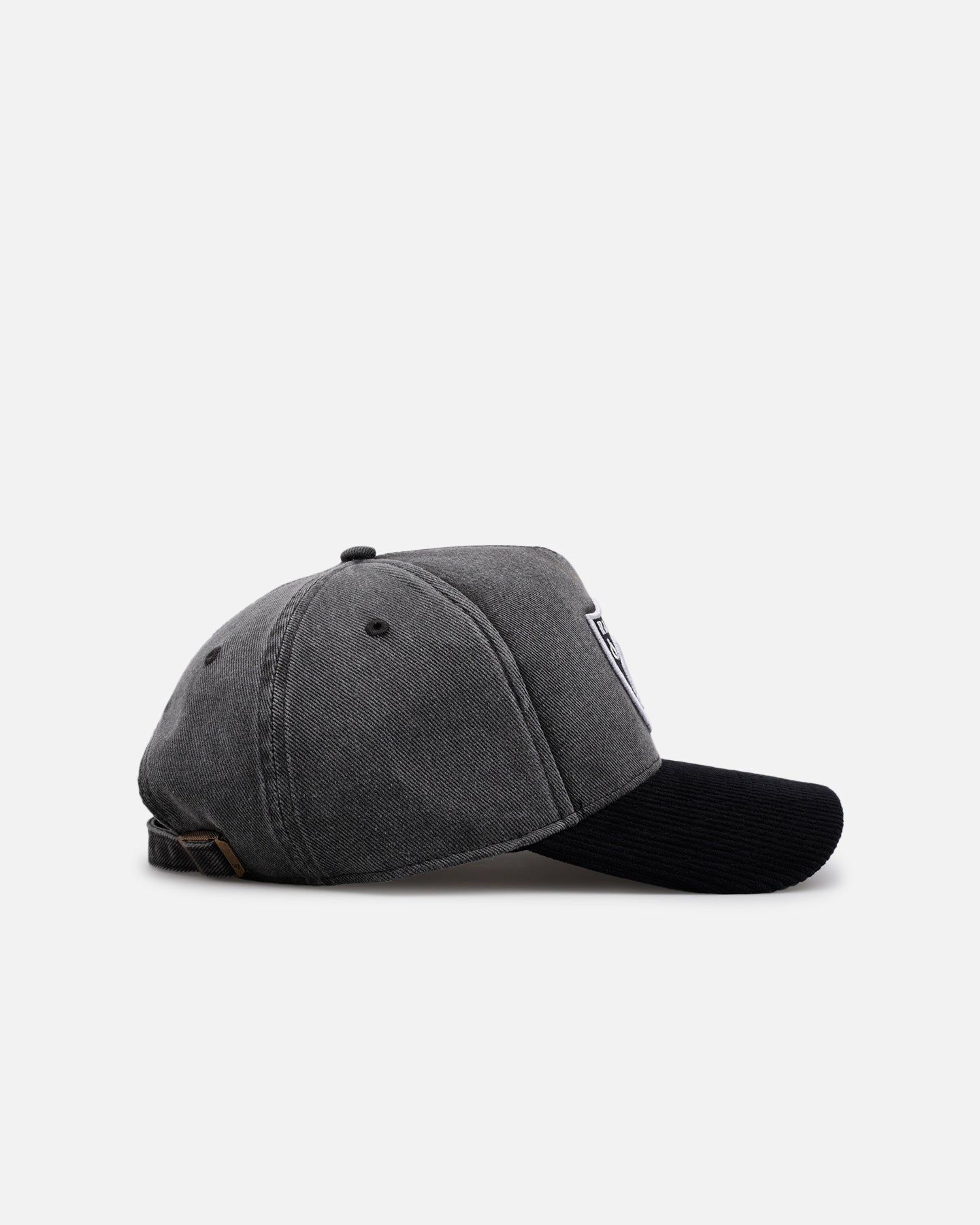 47 Brand Las Vegas Raiders 'Apollo Corduroy' Snapback Hat - Black Adjustable Strapback Cap for Men - Perfect for Game Day, Tailgating & Fan Gear Collection