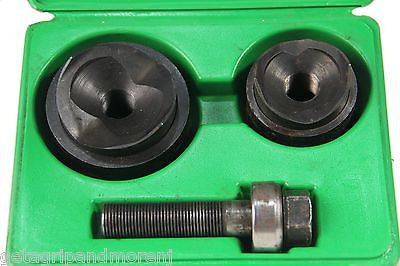Greenlee 737BB Ball Bearing Knockout Punch Set - Professional Electrical Conduit Tool for Metalworking & Electrical Installations