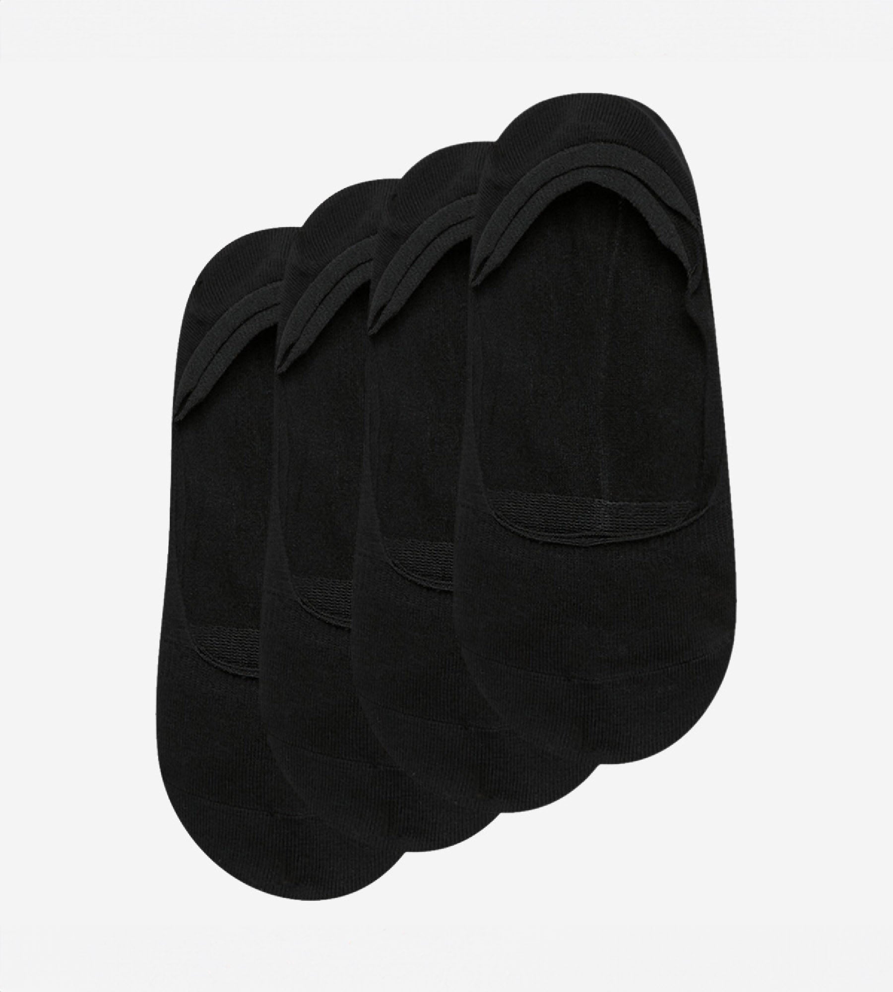 2 Pairs Black Cotton Foot Protectors for Women - Soft & Comfortable Toe Covers for Ballet Flats, High Heels & Dress Shoes