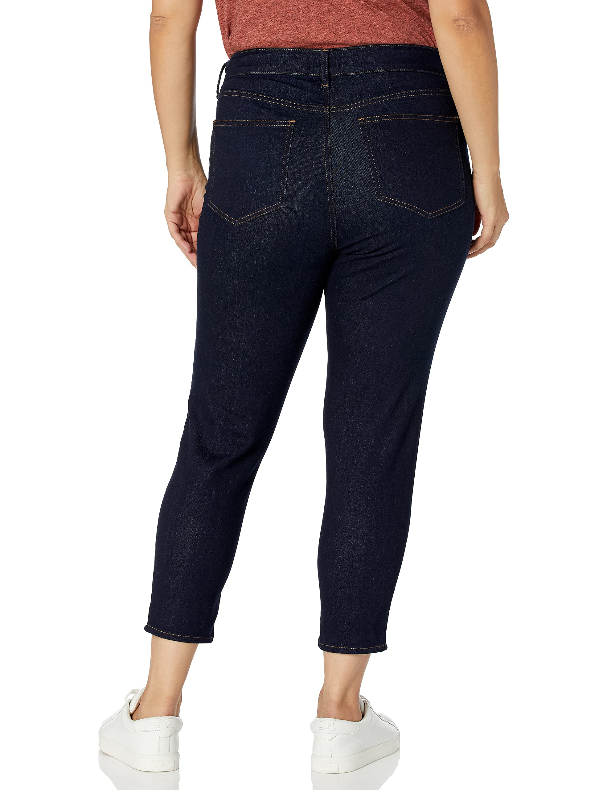 NYDJ Women's Plus Size Alina Ankle Jeans - High Waist Stretch Denim Pants for Curvy Women | Perfect for Casual Wear, Office & Date Night Outfits