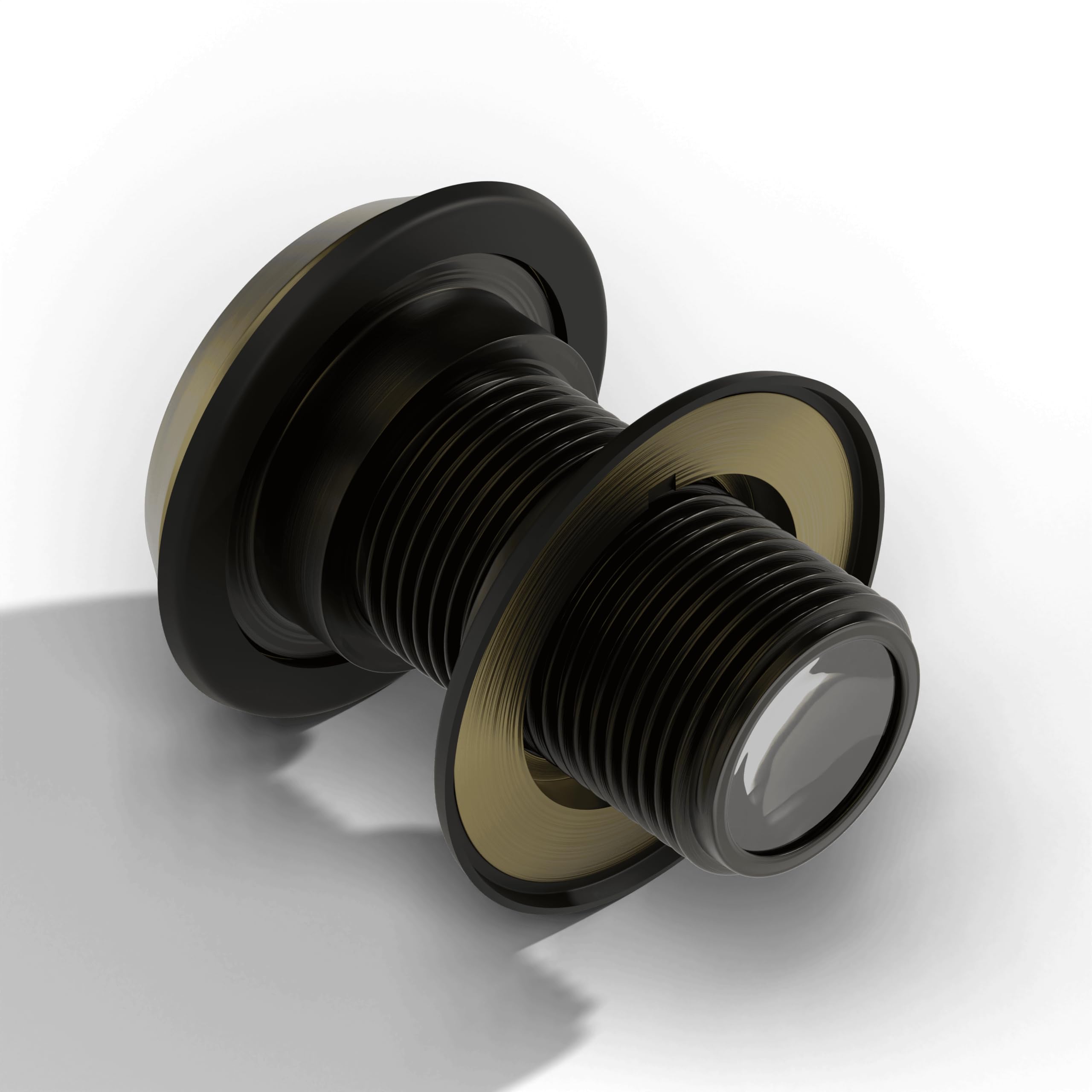 180 Degree Wide Angle Door Peephole Viewer - Clear Lens Home Security Eyehole for Front Doors & Apartments - Antique Bronze Finish (Pack of 1) | Enhance Safety for Elderly, Kids & Nighttime Visitors