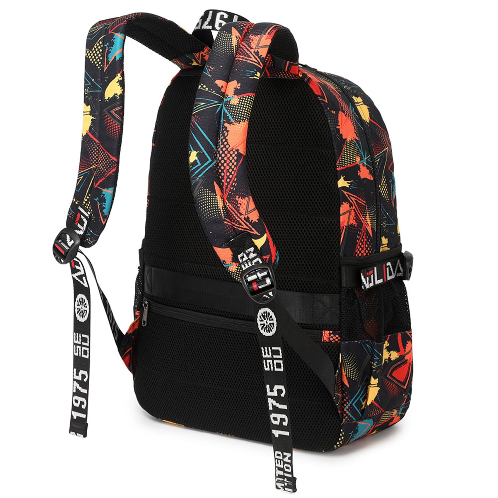 Lightweight Erling Haaland Graphic Backpack - Durable Travel USB Charging Canvas Knapsack for Football Fans - Perfect for School, Gym & Travel