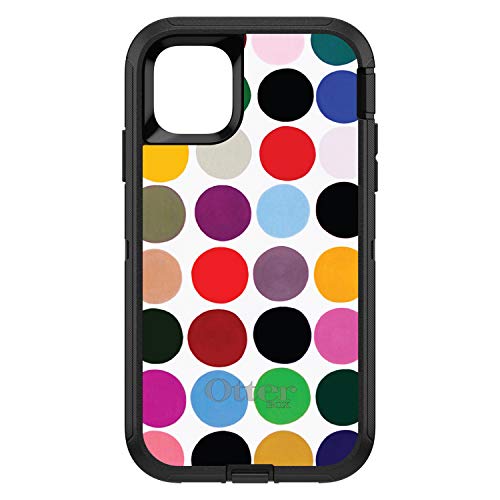 Rainbow Polka Dots On Black Case