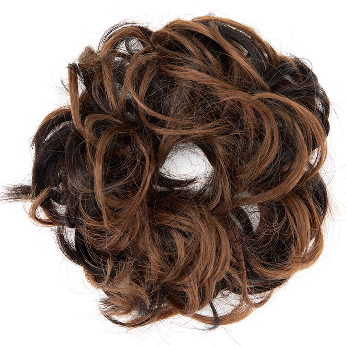 Messy Hair Bun Extensions - Chignon Hairpiece for Updo & Ponytail | Easy Clip-in Hair Extensions for Women | Perfect for Weddings, Parties & Everyday Styling