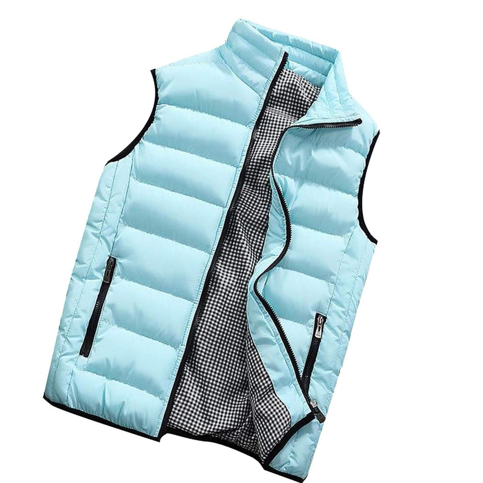Men's Warm Hooded Padded Cotton Vest for Autumn & Winter - Thick Insulated Jacket for Outdoor Activities, Hiking, and Casual Wear