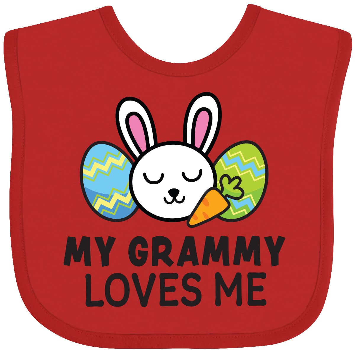 My Grammy Loves Me Bunny Easter Bib - Perfect for Baby's First Easter