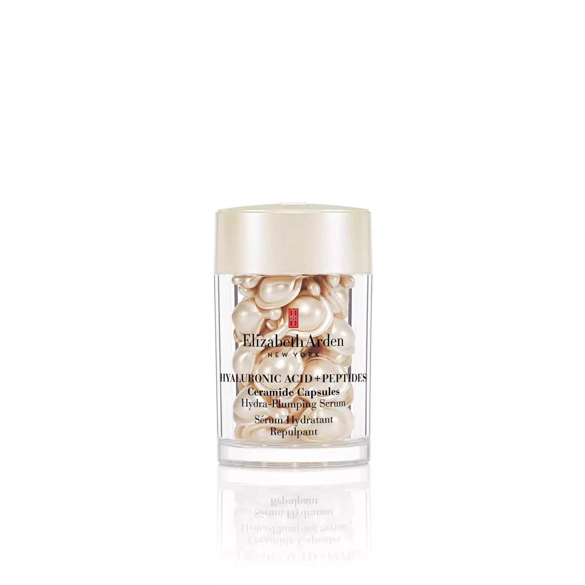 Hydra Plumping Serum with Hyaluronic Acid, Peptides & Ceramide Capsules for Deep Hydration - Perfect for Dry Skin & Anti-Aging Skincare Routine