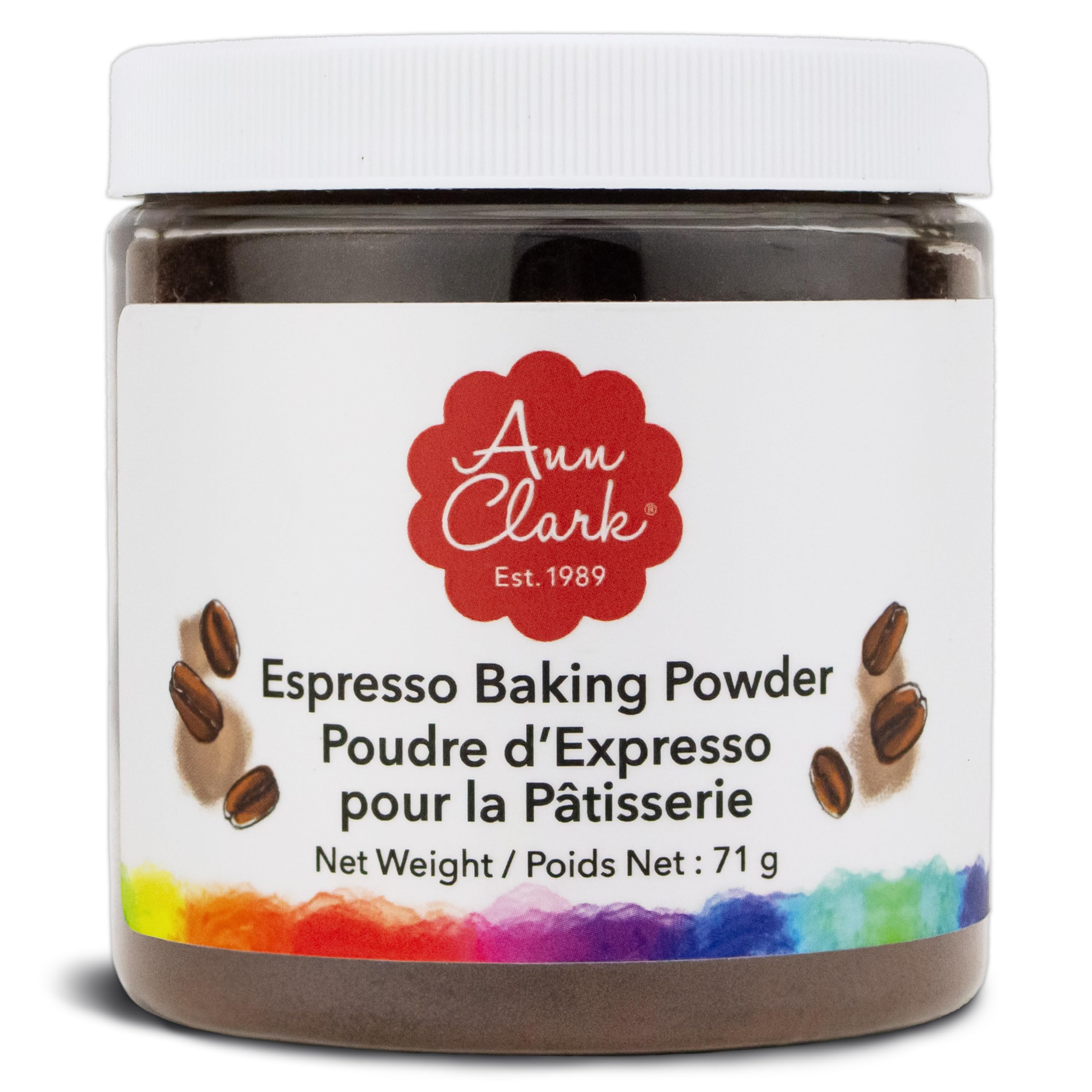 Ann Clark Premium Espresso Powder for Baking, Cooking & Spice Rubs - 71g (2.5oz) - Perfect for Chocolate Desserts, Coffee Rubs & Homemade Seasonings