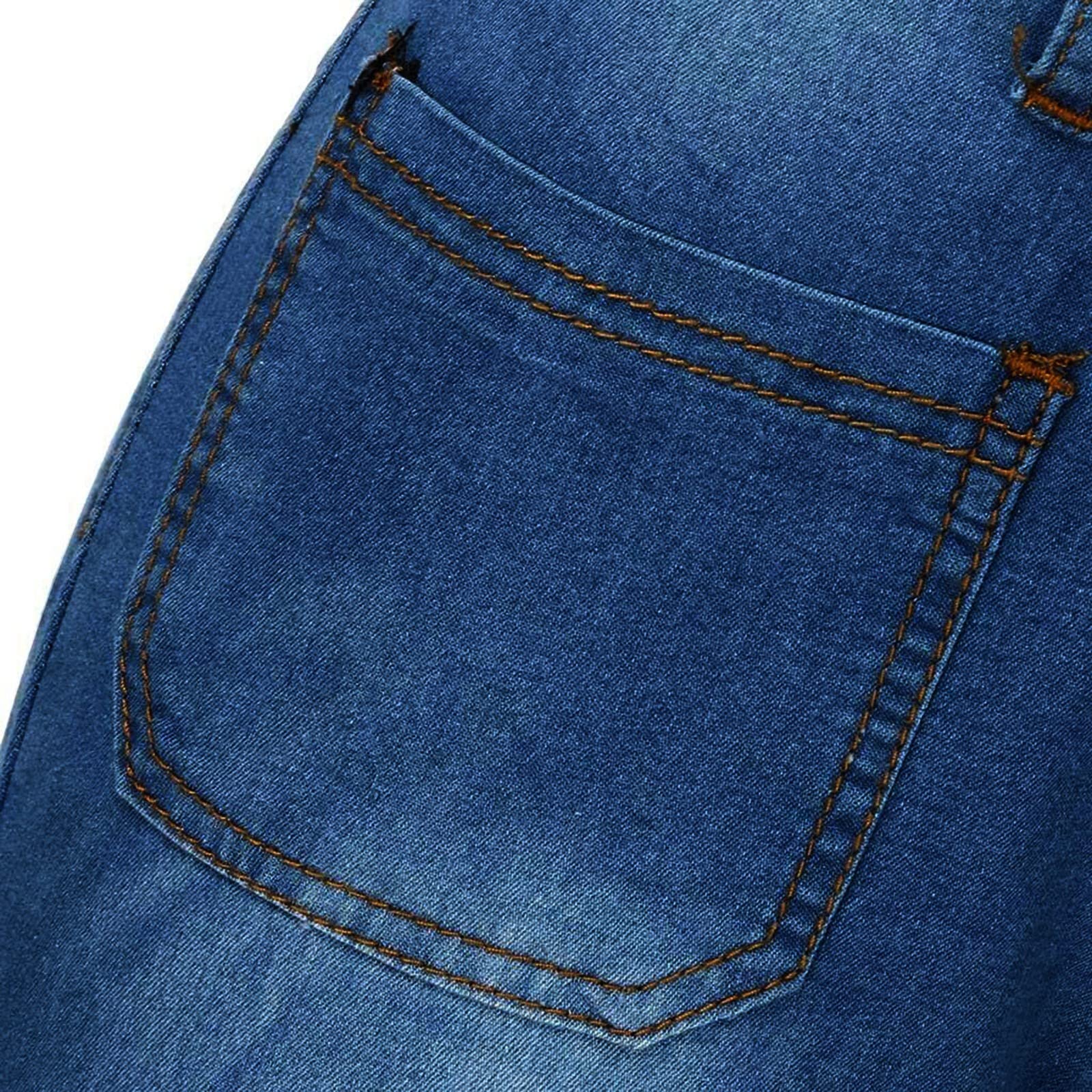 High Waisted Stretch Skinny Jeans for Women - Size 12 Plus Size (3XL) Dark Blue Denim Pants with Elastic Waist & Zipper | Daily Deals Clearance | Perfect for Casual Wear, Office Outfits & Night Out