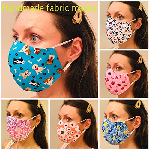 Custom Face Mask - Reusable & Washable Cotton Breathing Mask for Dust & Hygiene Protection - Made in USA - Perfect for Daily Wear, Travel & Outdoor Activities