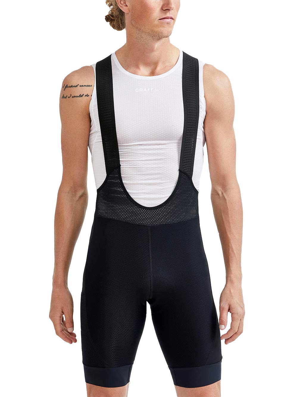 **Craft Sportswear Men's ADV Offroad Bib Shorts - Black | Cycling & Mountain Biking Shorts for Performance & Comfort**