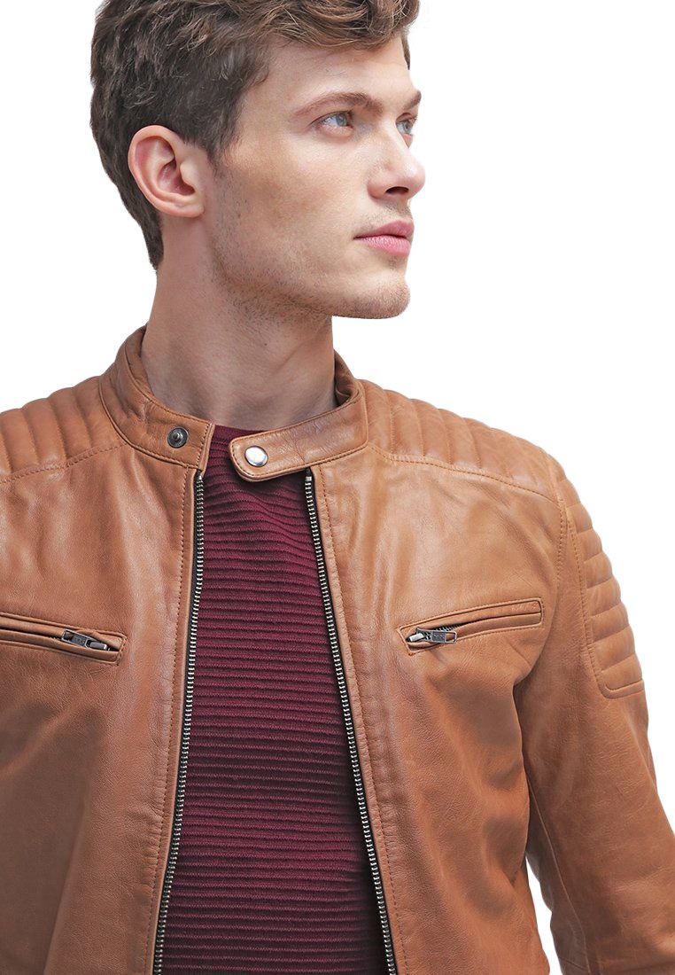Genuine Lambskin Leather Jacket for Men - Slim Fit Biker Motorcycle Jacket Coat X1450 | Stylish & Durable for Riding, Casual Wear & Outdoor Adventures