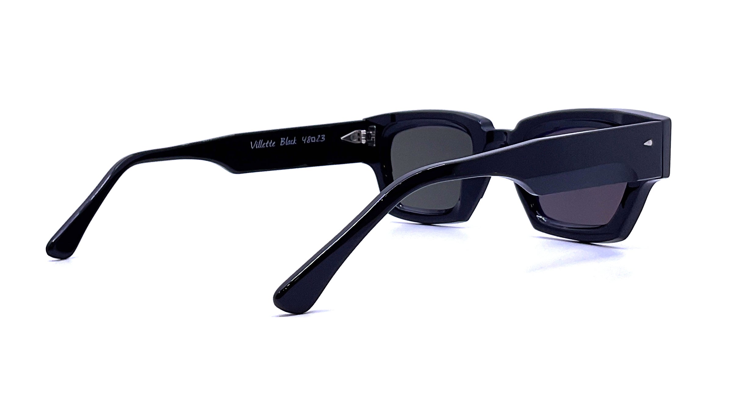 Ahlem Villette Sunglasses - Classic Black Aviator Style for Men & Women | UV Protection, Polarized Lenses | Perfect for Driving, Beach & Outdoor Activities